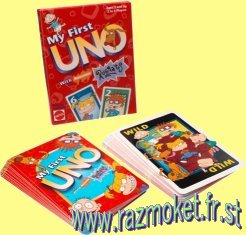 My first UNO card game featuring the Nickelodeon Rugrats